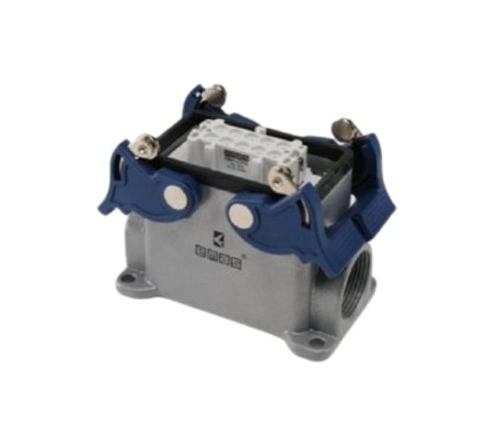 Изображение товара Розетка Emas 4-фиксатора , боковой ввод, для панели 10 полюсов, 16А, 400В. EBM10PD14