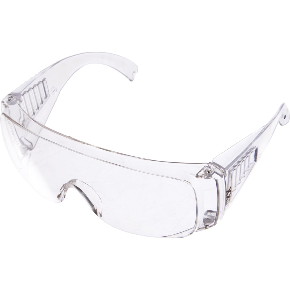 Изображение товара Защитные очки DEXX, поликарбонатная монолинза, с боковой вентиляцией, прозрачные, 11050