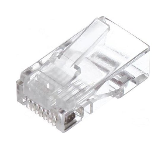 Изображение товара Коннектор VCOM RJ-45, 8P8C, для UTP кабеля, 6 категория, упаковка 100 штук NM006-1/100