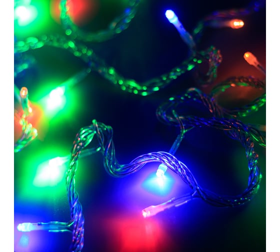 Изображение товара Светодиодная гирлянда Ardecoled ARD-STRING-HOME-5000-CLEAR-50LED-LIVE RGB 230V, 3.5W 025763