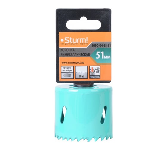 Изображение товара Коронка BI-METAL (51 мм; 5/8") Sturm 1090-04-BI-51