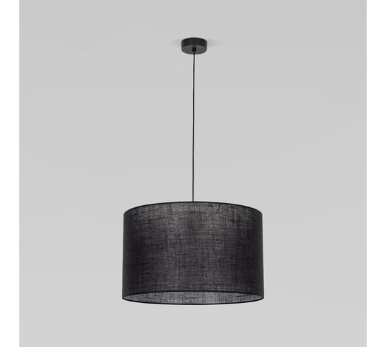 Изображение товара Подвесной светильник TK Lighting с тканевым рассеивателем 10086 Glorii черный a068360
