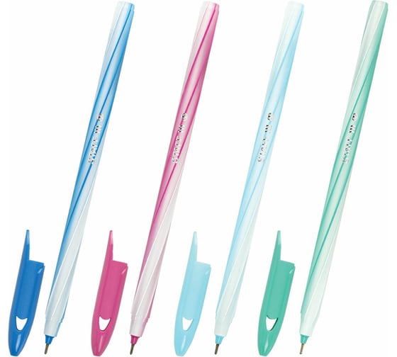 Изображение товара Ручка шариковая Staff CANDY PASTEL СИНЯЯ, ВЫГОДНЫЙ КОМПЛЕКТ 50 ШТ, узел 0,6мм, линия 0,3мм 144238