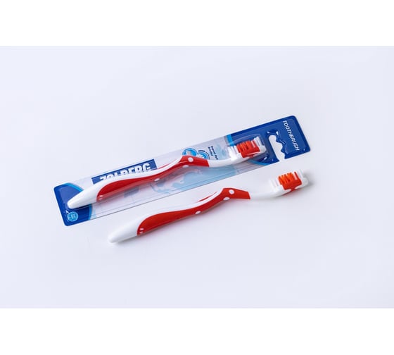 Изображение товара Щётка зубная 266 для взрослых красная ZOLBERG 266RD