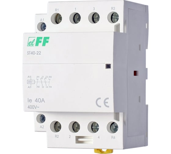 Изображение товара Контактор модульный Евроавтоматика F&F F&F, ST-40-22, с индикатором включения EA13.001.019