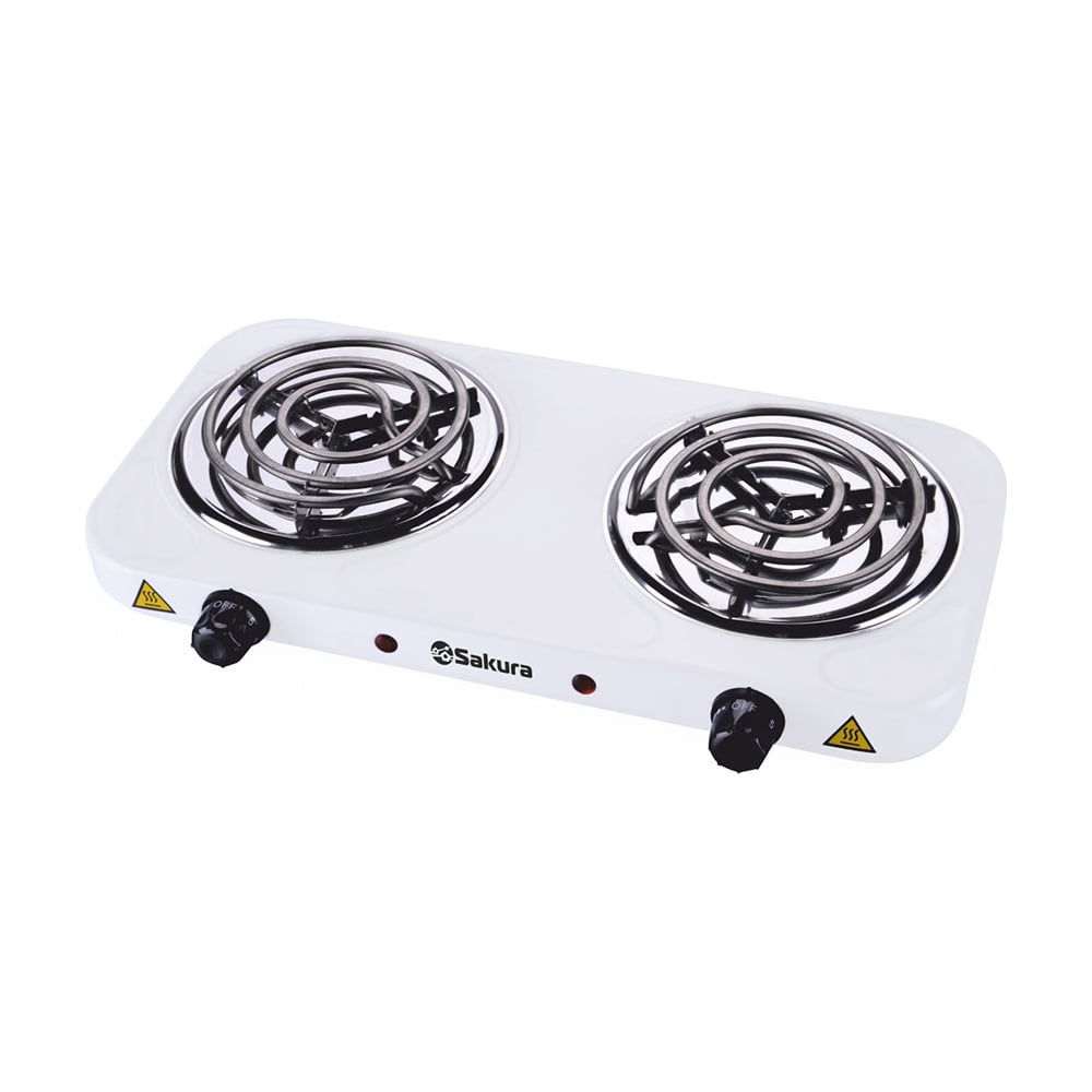Изображение товара Электроплитка Sakura ПЭ-03 с двумя конфорками и защитой от перегрева