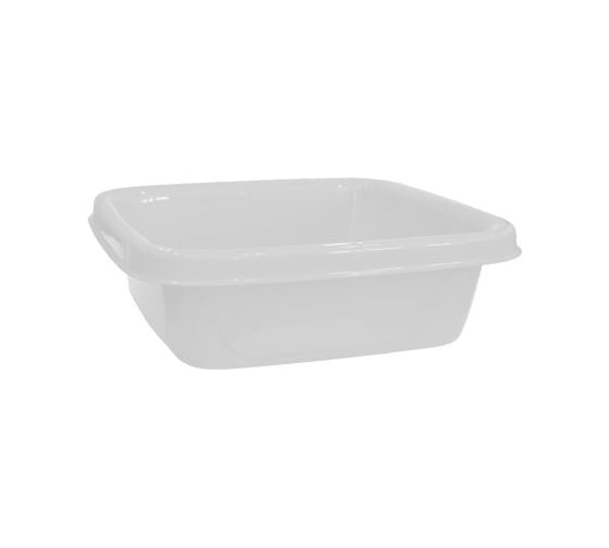 Изображение товара Таз Svip Квадра белый, квадратный, 10 л. SV3940БЛ