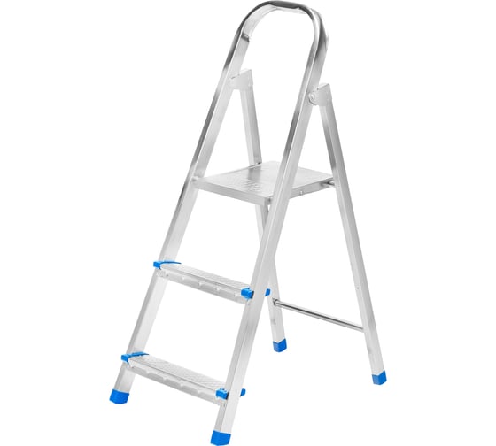 Изображение товара Стремянка СИБРТЕХ 3 ступени, стальная, оцинкованная 97835