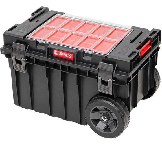 Изображение товара Ящик для инструментов на колесах с элементами органайзера с телескопической ручкой QBRICK SYSTEM ONE Trolley Expert 2631-27