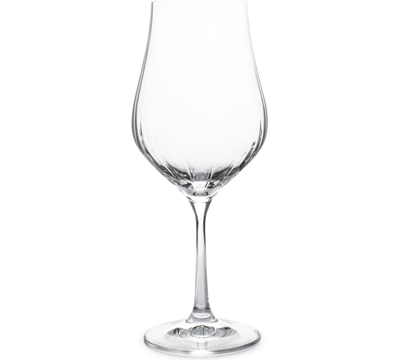 Изображение товара Набор бокалов для вина CRYSTALEX TULIPA OPTIC 6шт 450мл CR450101TO_OKD