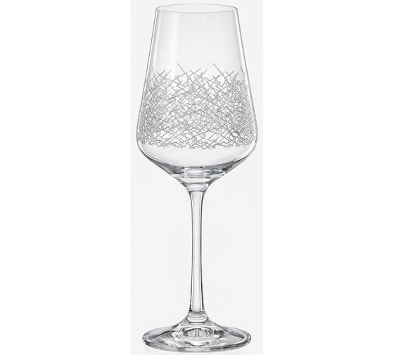 Изображение товара Набор бокалов для вина CRYSTALEX SANDRA Blizzard 6шт 350мл CR350101S