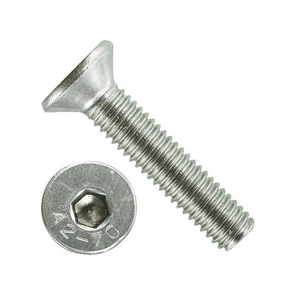 Изображение товара Винт 23 Болта нержавеющий 8x40 потайной под шестигранник DIN7991, 10 шт. 2000000618265