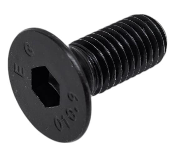 Изображение товара Винт 23 Болта потайной под шестигранник 12x30 DIN7991 класс прочности 10.9, 10 шт. впш1230прф