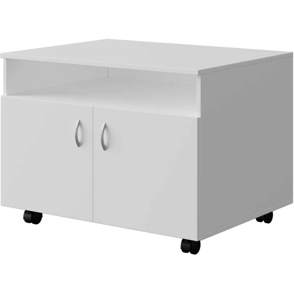 Изображение товара Тумба для оргтехники Альянс мебель ХИТ 800x600x600 Белая