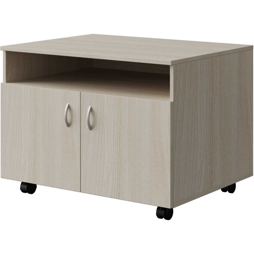 Изображение товара Тумба для оргтехники Альянс мебель ХИТ 800x600x600 Ясень шимо светлый