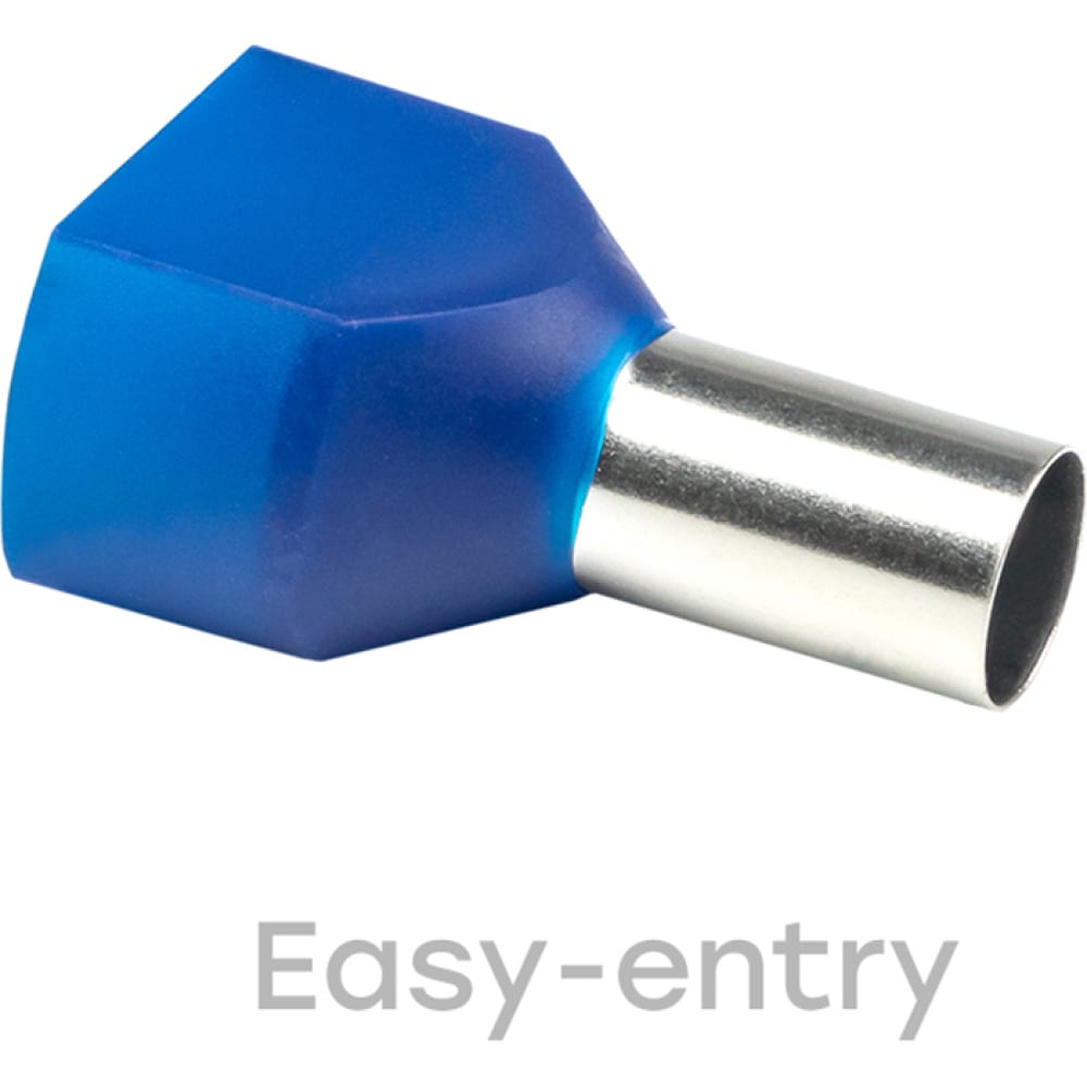 Штыревой втулочный изолированный наконечник EKF наконечник штыревой втулочный изолированный duwi е2508 ншви 2 5 8 мм синий 25 шт