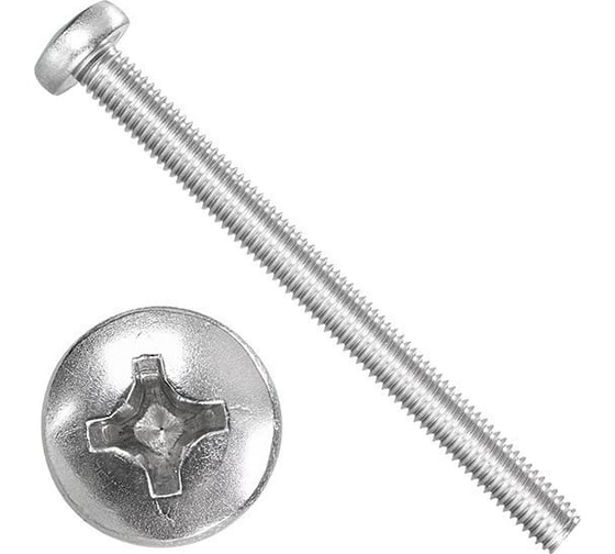 Изображение товара Винт 23 БОЛТА нержавеющий 4x12 мм РН DIN7985, 50 шт. 11165