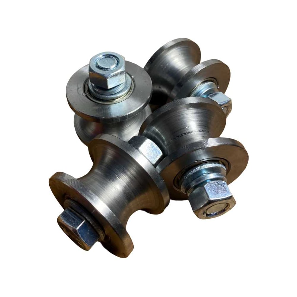 Изображение товара Ролик для ворот 23 Болта d 50 мм под трубу 1/2 д20 металл 4 шт.