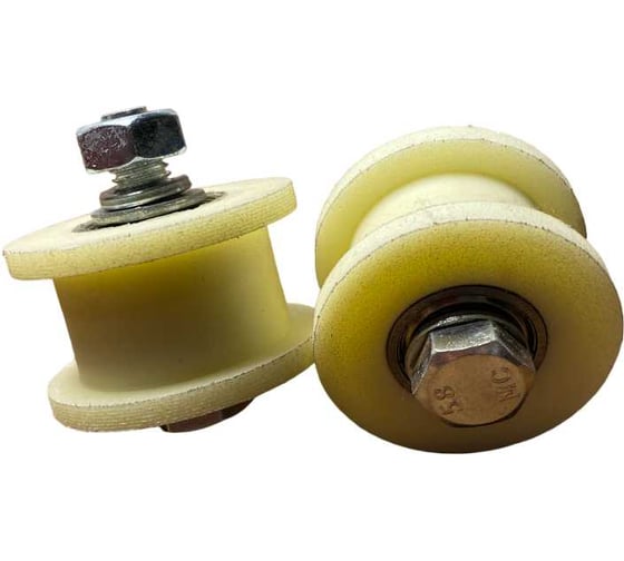 Изображение товара Ролик для ворот 23 Болта Р2505, d50мм, под трубу 20x20,капролон 2 шт. 22177