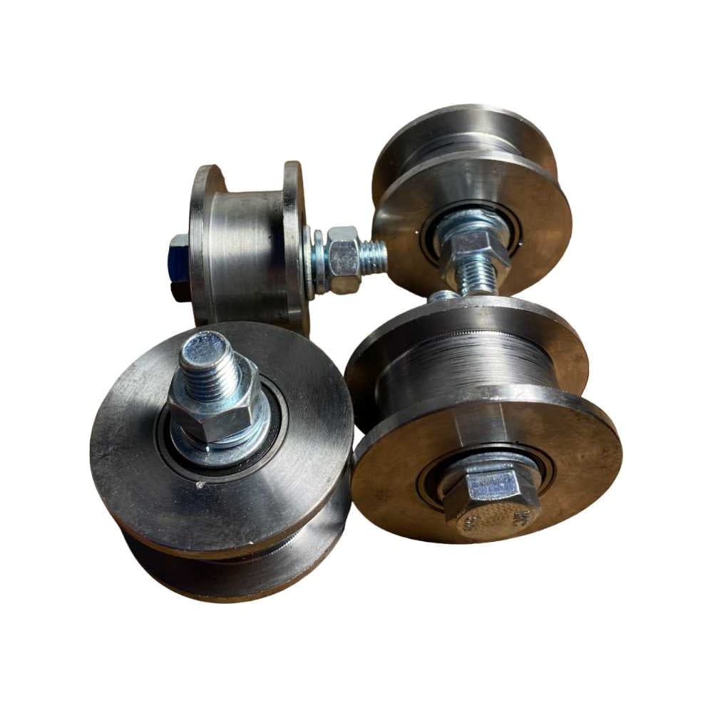 Изображение товара Ролик для ворот 23 Болта d 65 мм под трубу 20x20 мм 4 шт металлик