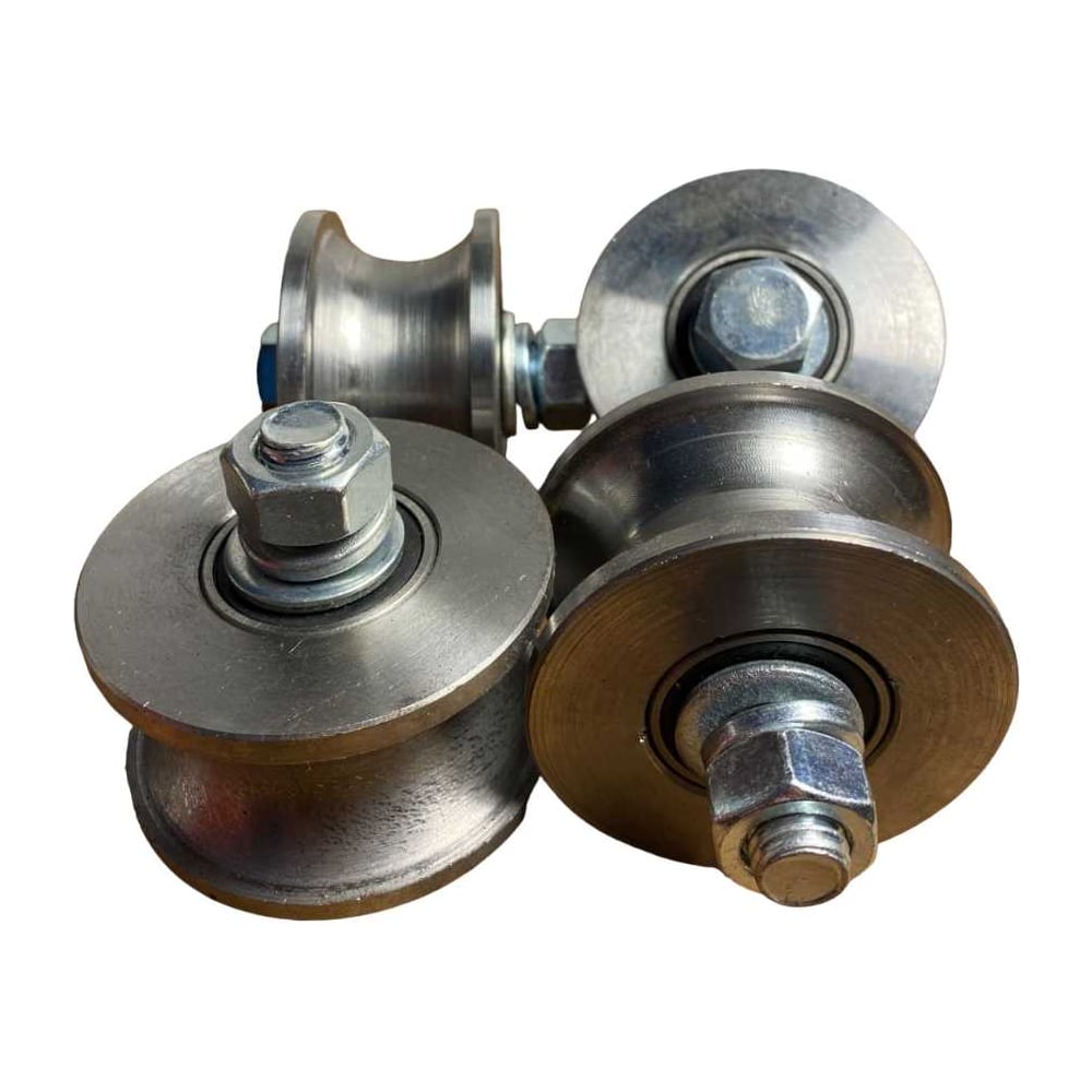 Изображение товара Ролик для ворот 65 мм d 25 под трубу 3/4 дюйма металл 4 шт