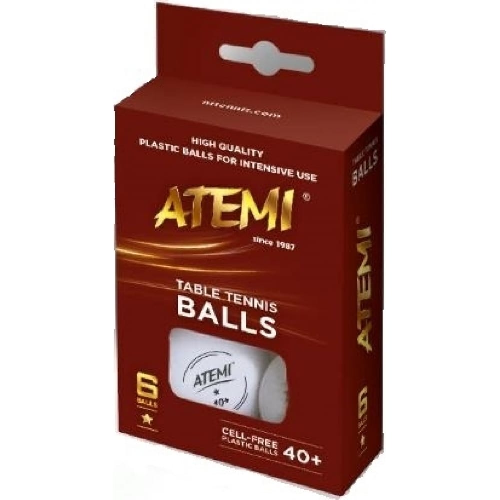 Мячи для настольного тенниса ATEMI ракетка для настольного тенниса atemi 100 cv