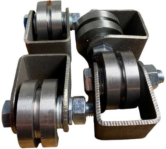 Изображение товара Ролик на платформе 23 Болта d 50 мм под полосу,металл, 4 шт. 3508