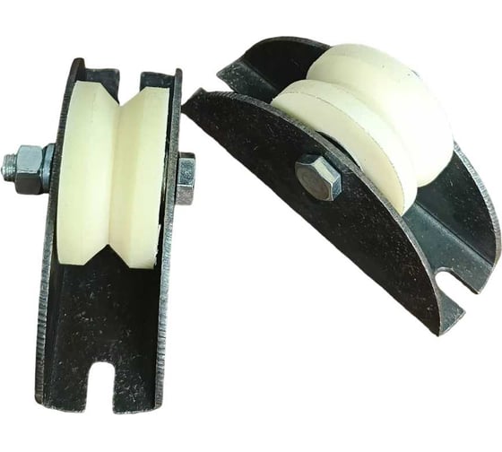 Изображение товара Ролик на платформе 23 Болта 2712, d70мм,под угол шир35мм,капролон 2шт 22156