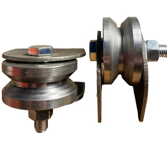 Изображение товара Ролик на пластинах 23 Болта 3615,d65мм под угол шир.30 мм,металл, 2шт 22217