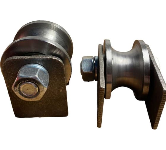 Изображение товара Ролик на пластинах 23 Болта 3513, d50мм под трубу 1/2 d20, металл 2шт 22225