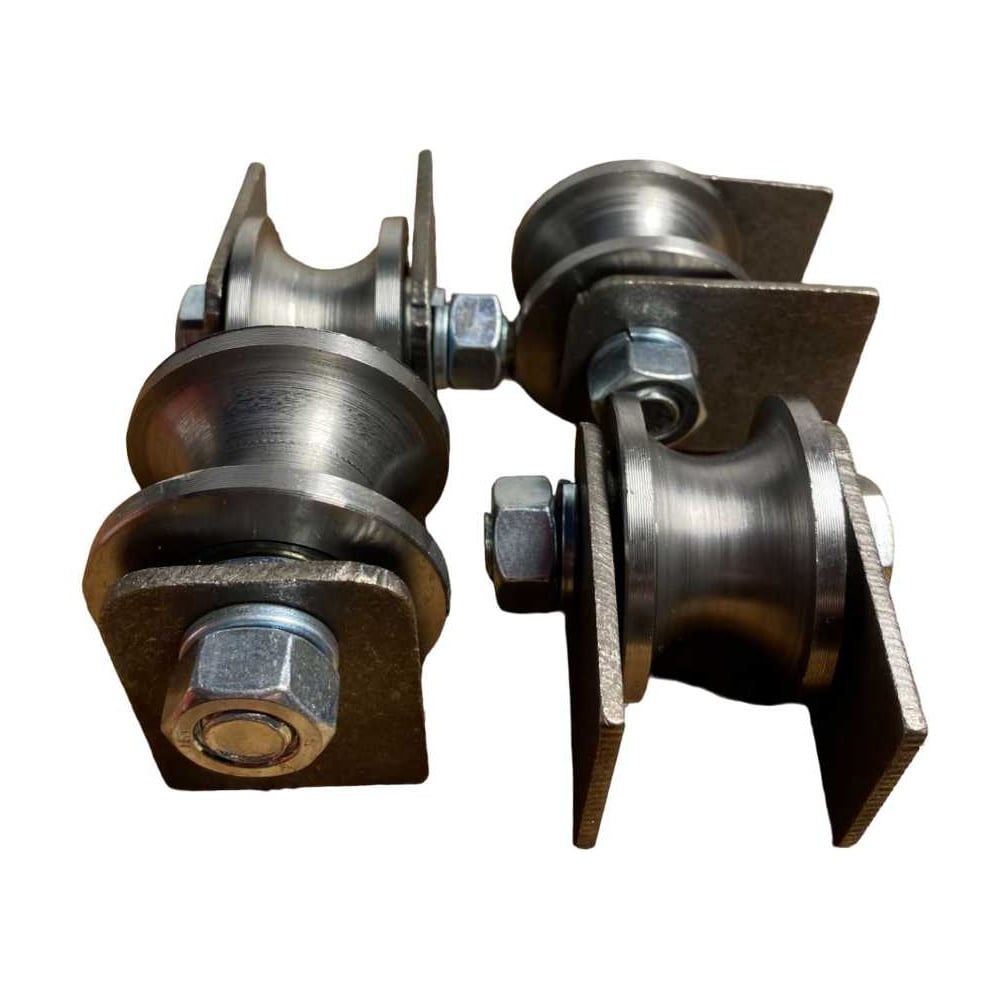 Изображение товара Ролик на пластинах 23 Болта d 50 мм под трубу 1/2 d20 - 4 шт.