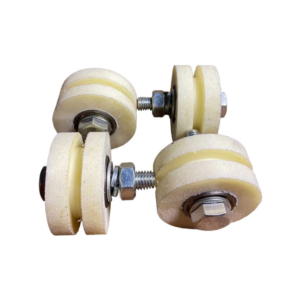 Изображение товара Ролик для откатных ворот 23 Болта под полосу d50мм капролон 4 шт