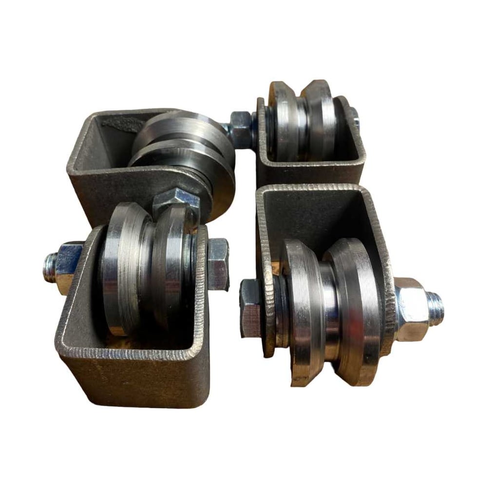 Изображение товара Ролик на платформе 23 Болта d 50 мм под угол 4 шт металлический