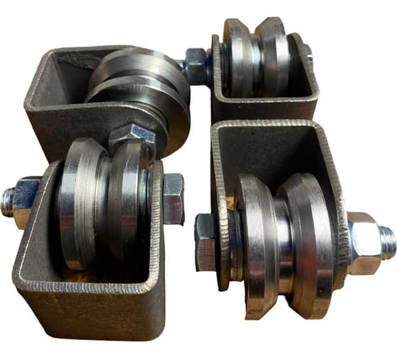 Изображение товара Ролик на платформе 23 Болта d 50 мм под угол ,металл, 4 шт. 3516