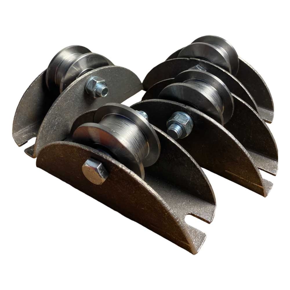 Изображение товара Ролик на платформе 23 Болта d 65 мм под трубу 20x20, металл 4 шт.