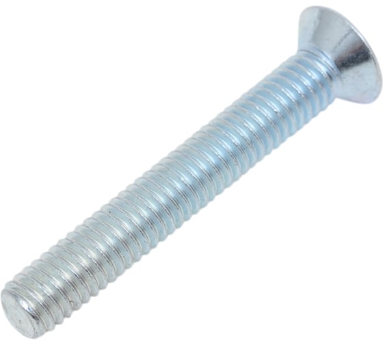 Изображение товара Винт 23 Болта потайной оцинкованный 6x40 DIN965, 100 шт. 22076