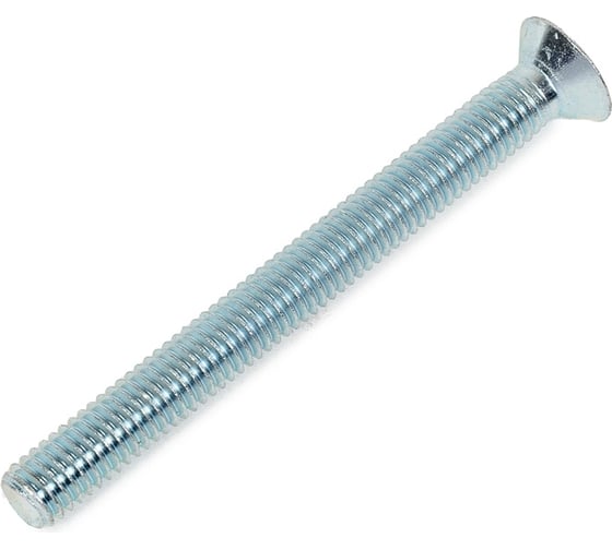 Изображение товара Винт 23 Болта потайной оцинкованный 6x60 DIN965, 10 шт. вп660