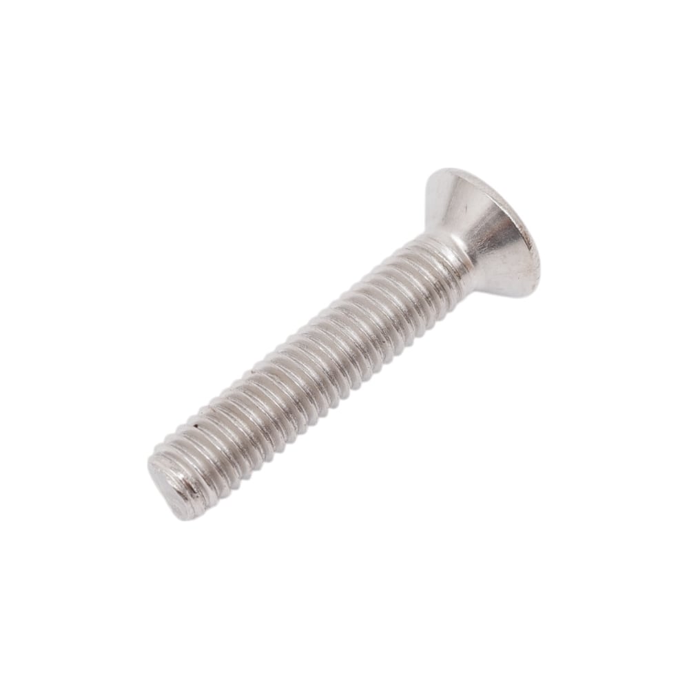 Изображение товара Винт нержавеющий 6x30 мм DIN 965 с потайной головкой 10 шт