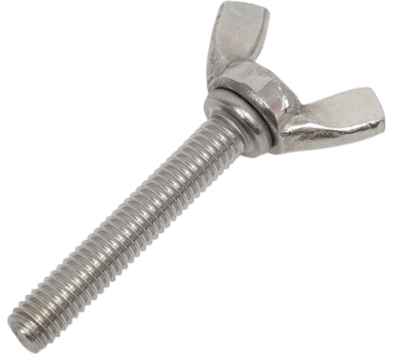 Изображение товара Винт-барашек 23 БОЛТА М6x35 мм, нержавеющая сталь DIN 316, 2 шт. вб635