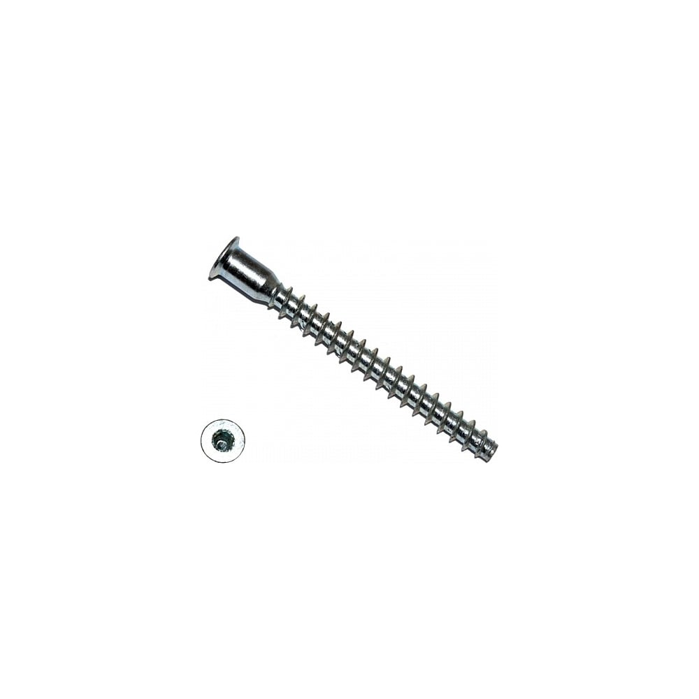 Изображение товара Винт-конфирмат 23 с шестигранником, 50 шт, 7x50 мм