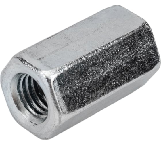 Изображение товара Удлиняющая гайка КРЕП-КОМП цинк DIN6334 м10х30 5шт гу10мф