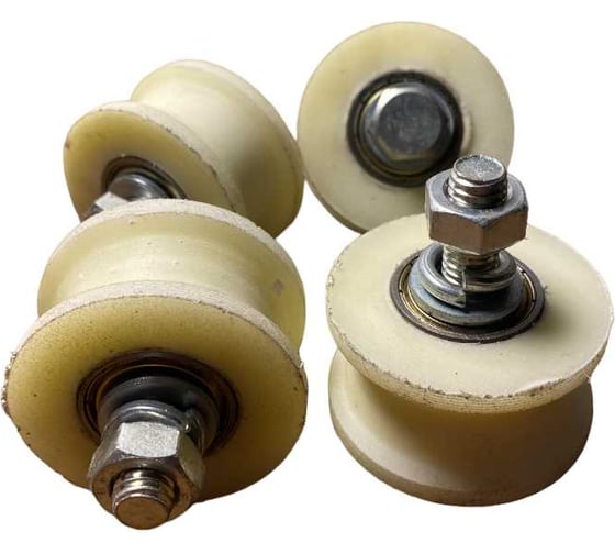 Изображение товара Ролик для ворот 23 Болта d 40 мм, под трубу d 15мм, капролон 4 шт 2404