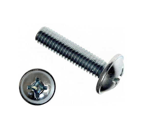 Изображение товара Винт с прессшайбой КРЕП-КОМП шлиц KOMBI DIN967 6х16 43шт вм616мф