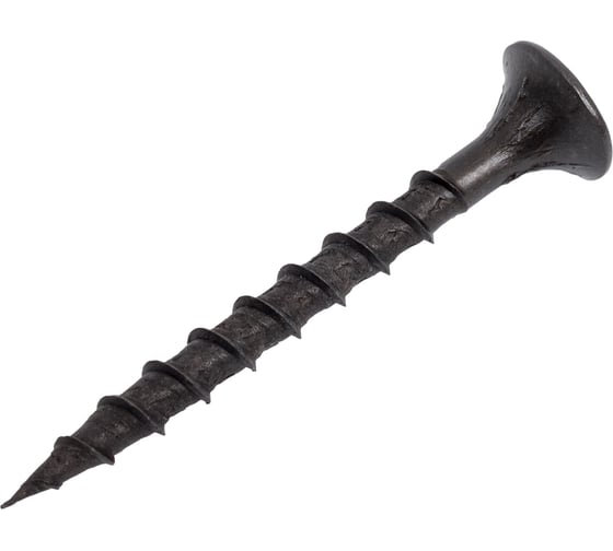 Изображение товара Саморез по дереву Русский Саморез черный острый 3,5x35мм, 1,5 кг РС351500