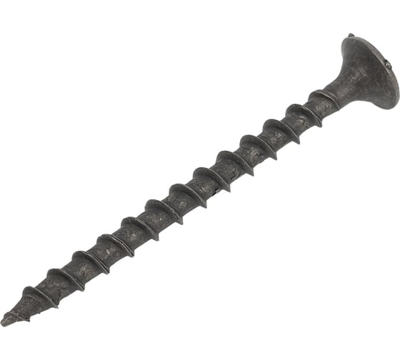Изображение товара Саморез по дереву Русский Саморез черный острый 3,5x45мм, 1,5 кг РС451500