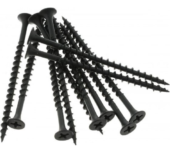 Изображение товара Саморез по дереву Русский Саморез черный острый 4,2x75мм, 1,5 кг РС751500