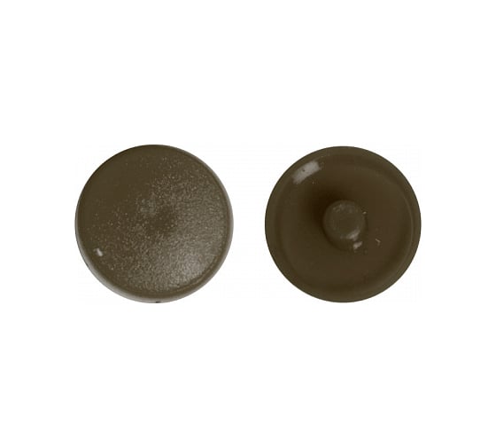 Изображение товара Заглушка под рамник КРЕП-КОМП темно-коричневая 1000 шт зпр тем.коричн