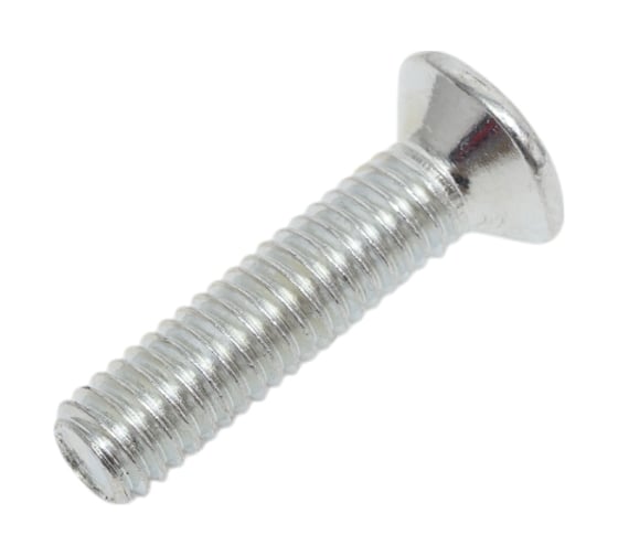 Изображение товара Винт 23 Болта потайной оцинкованный 6x25 DIN965, 10 шт. АВ8200602530505
