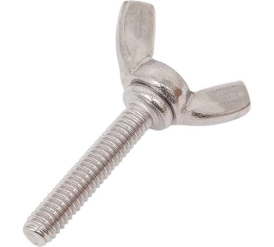 Изображение товара Винт-барашек 23 БОЛТА М4x20 мм, нержавеющая сталь DIN 316, 2 шт. вб420