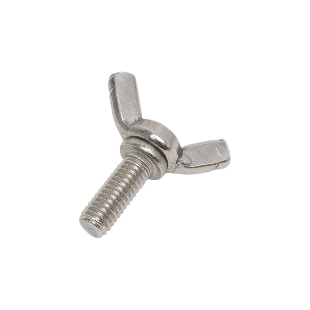 Изображение товара Винт-барашек М6x16 мм из нержавеющей стали DIN 316, комплект 5 шт